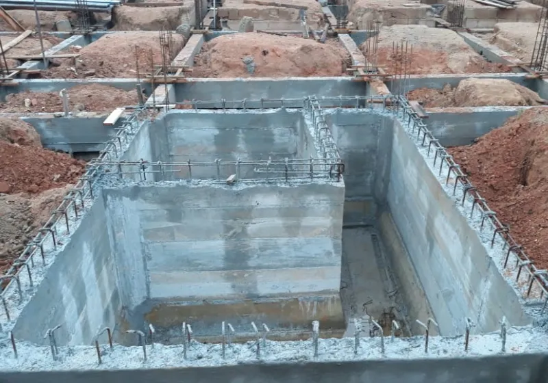 Fundação: etapa de obra da InstalMax